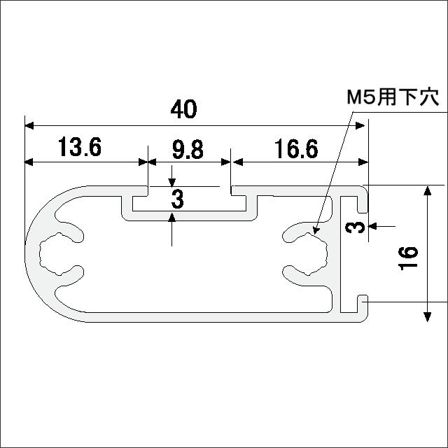 半丸2（SAF32）断面図