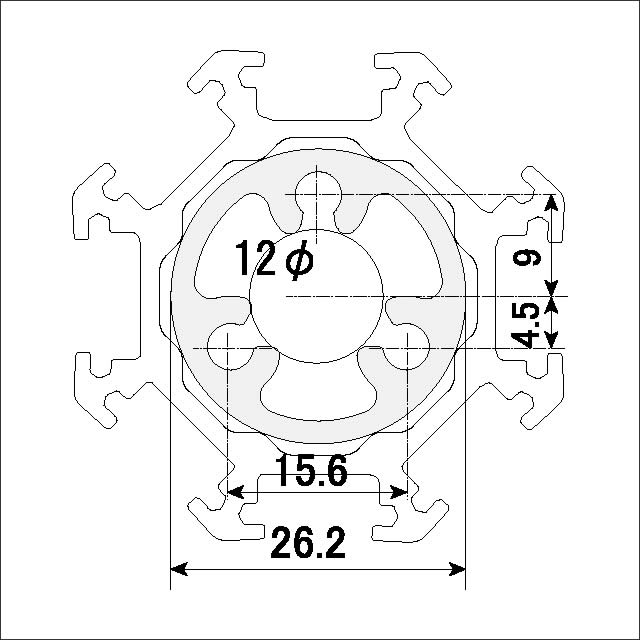 丸26（SAF91）断面図