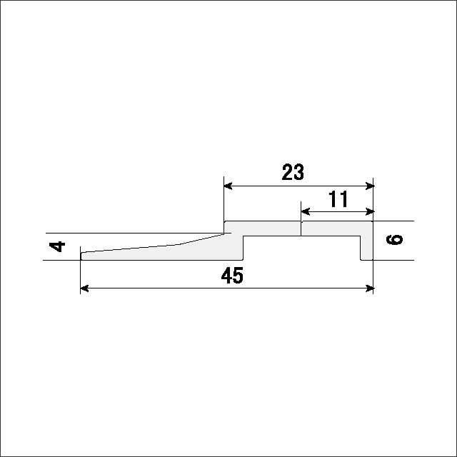 ドッコフレーム（SAF80）断面図