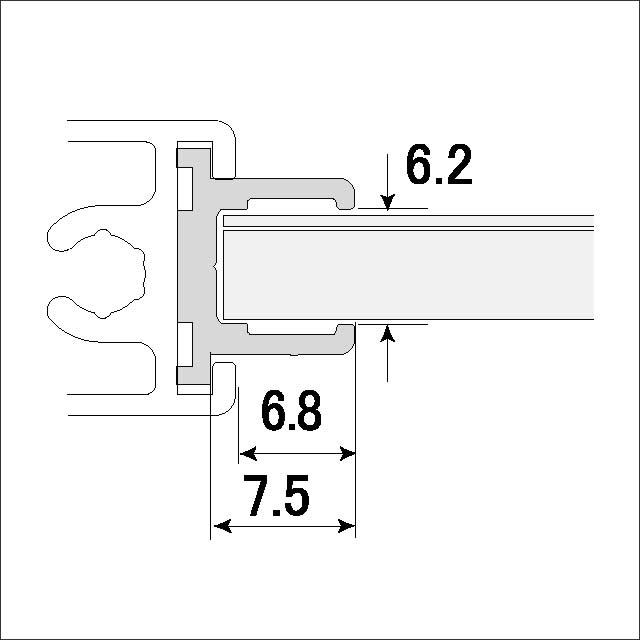 スペース6（SAF62）断面図