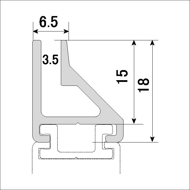 リムフェース（SAF87）断面図