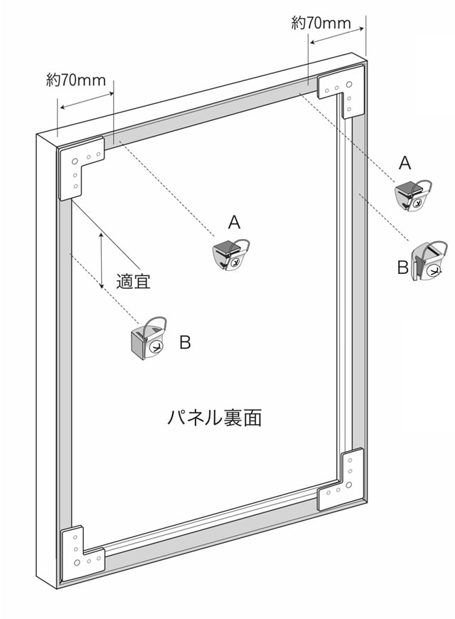 D型吊り環（ストッパー付き）