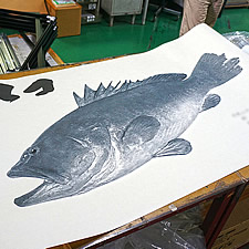 デジタル魚拓用特寸フレーム イメージ写真